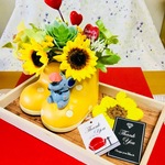 父の日🍀ひまわりプランター🌻🐘