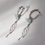 Summer charm collection／アクアマリン／涼し気／チャーム／イヤーカフ／天然石／オリジナルポーチ付き