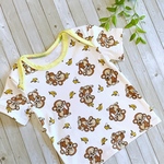 おさるさん柄🐒ベビーtシャツ