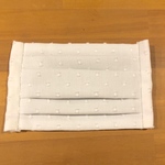 ＊夏用＊　大人用　プリーツマスク（裏面コットンリネン使用）
