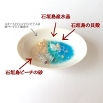 石垣島産水晶の海のアクセサリートレイ（現品6)