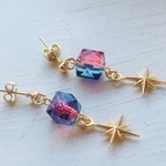 再販×25　＊イロアソビ＊　黄昏時の一番星　ピアス