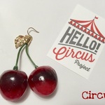 恋しちゃったんだ♬多分、気付いてないでしよ？cherryイヤリング♡