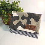 ポケットティッシュケース●グレー迷彩