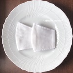 2枚入り300円・子供用マスク（夏用）白（ダブルガーゼ2枚仕立て）
