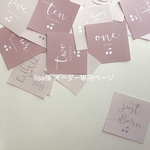 lisa様 オーダー専用ページ ♡ monthly card / マンスリーカード さくらんぼ チェリー ましかくプリント アルバス ALBUS対応 8.9cm 正方形