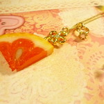 *限定*ネックレス(カットピンクグレープフルーツ×ミニリング)*