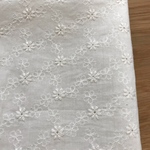 かわいい花コットンレース刺繍　51✖︎35生成り