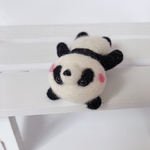 ぐで〜んパンダ🐼後　羊毛フェルト