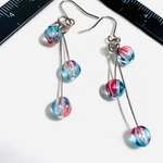 滴る紫陽花ピアス