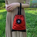 funky台形巾着bag