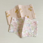 【完成品】マスク（小学生用）ベッツィピンクラベンダー/チェリー柄