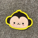 おさるのフェルトワッペン ❤︎ ②