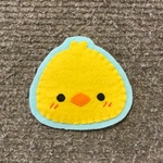 ひよこのフェルトワッペン ❤︎