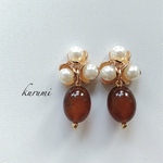 ヴィンテージビーズ❁ピアス＆イヤリング