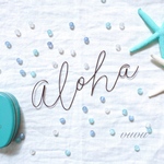 ♡ alohaレタリング ♡ シンプル可愛い･.｡*