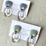 ドイツ製パーツ×クリアearring