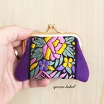 刺繍リボンのコインケース♪
