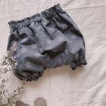 アナベルの刺繍　　かぼちゃパンツ80size