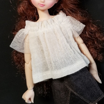 オフショルトップス・リカちゃん ブライスの洋服