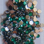 ダイヤカット 4mm 約2500粒 グリーン
