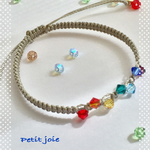 虹のコードブレスレット