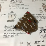 仮置きマスクケース立体用　　   ねこちゃん(ブラウン)