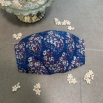 夏マスク　ハンドメイド　布マスク　ポケット付きマスク