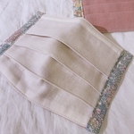 洗える＊リバティプリーツマスク（少し大きめ）