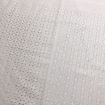 綿レース生地、白、50cm