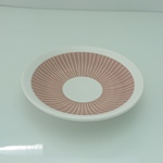 ゼブラ　プレートS   11.2cm　ピンク　小皿