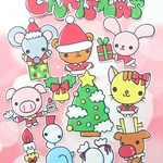 アルバム飾り(アニマルクリスマス)