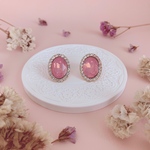 キャンディビジューピアス -milky strawberry-