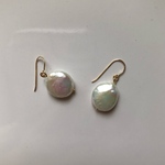 14kgf   バロック淡水パール一粒ピアス
