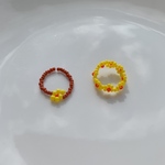 🌼 向日葵のビーズリング2 🌼