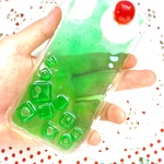 メロンクリームソーダのiPhoneケース