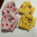 さくらんぼといちご柄　子ども用マスク🍒🍓Sサイズ