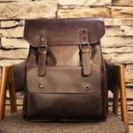 シックな本革リュック　ユニセックス【シンプル】【good leather original】