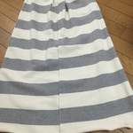 太ボーダーのスエェットスカートM~L