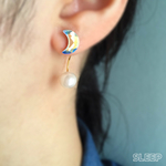 2way!  moon&pearl ピアス