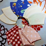【送料無料】3枚セット ハンドメイド☆キッズ～小学生サイズ☆3D 立体 マスク