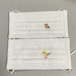 gomachanyo様専用　かわいんこマスク　コザクラインコ　オカメインコ