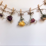 ドライフラワーガーランド（薔薇.かすみ草）