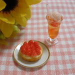 いちごタルトといちごソーダ☆ミニチュアフード