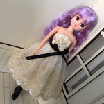 93☆ リカちゃんサイズ☆ドレス