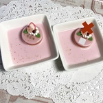 再販！お名前入り☆SAKURAケーキのアクセサリートレイ