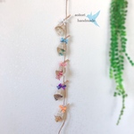 キレイ色のかすみ草　ミニチュア束　ガーランド