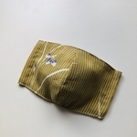 涼感夏生地　ストライプ　和マスク　【Mサイズ】和装にも