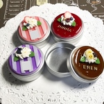 再販☆名前入り！選べる4種類☆彩りゼリーケーキのアルミ缶ケース
