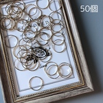 《売切SALE》サークルリング⚫︎50個⚫︎ゴールド/20mm